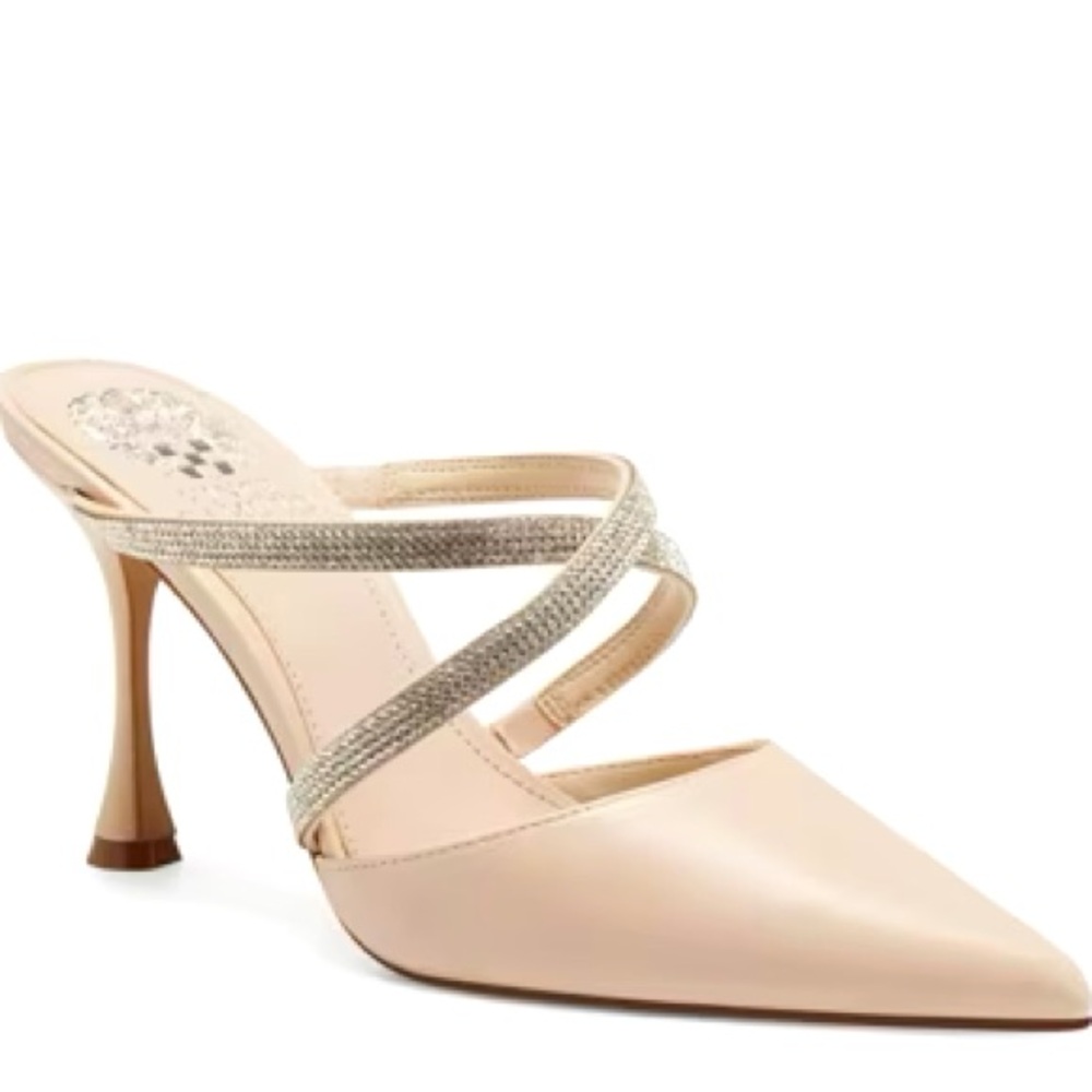 NEW Vince Camuto Citiniy Rhinestone Straps Heels Sandals Women’s, Size 9M